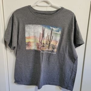 Mighty Fine Graphic T-Shirt with Desert Scene